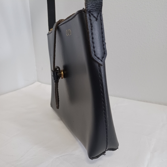 J.CREW Parker crossbody bag black leather - Picture 2 of 10